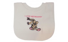 ‘ I LOVE MY MUMMY’ Personalised Embroidered POPOVER BIB 