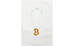 ‘Bitcoin ’ Personalised Embroidered POPOVER BIB 