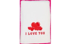 ‘I LOVE YOU’ towel