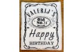 Happy Birthday JD style towel