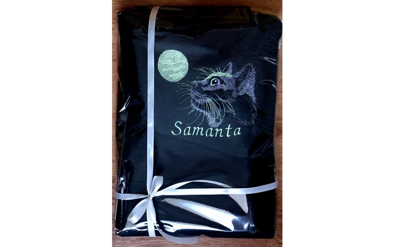 Mooncat Glow in the dark towel