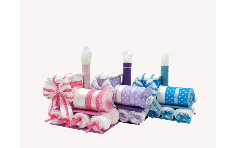   TRAIN Baby Nappy Gift