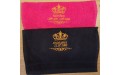 Name with crown with ornament towel