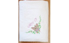 Fairy Personalised Embroidered towel