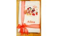 Santa Mickey and Minnie Mouse Season of Magic Holiday towel
