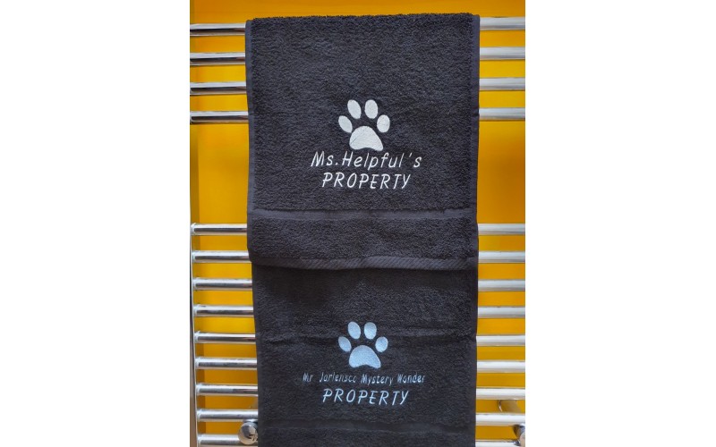 Glow in the dark towel Handmade and very unique GIFTS!