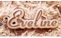 Personalised Key fob tag keychain Wooden Laser Engraved