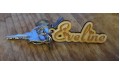Personalised Key fob tag keychain Wooden Laser Engraved